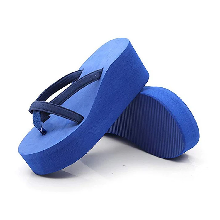 wedges heels slippers lady outdoor