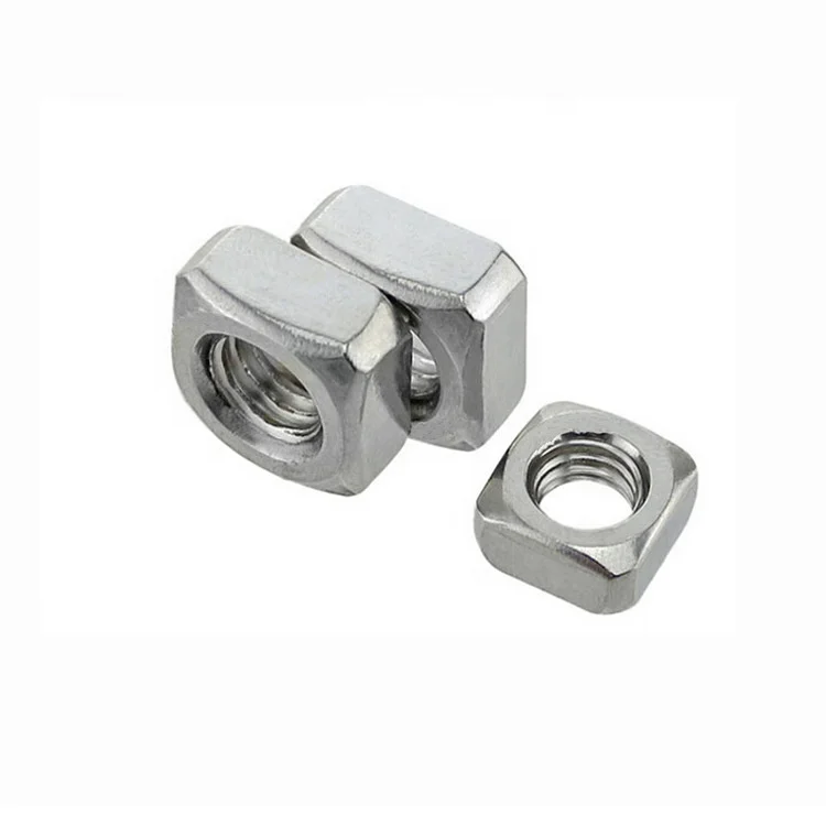 Sandingsheng high quality DIN557 M2.5/M3 nickel plating square nut
