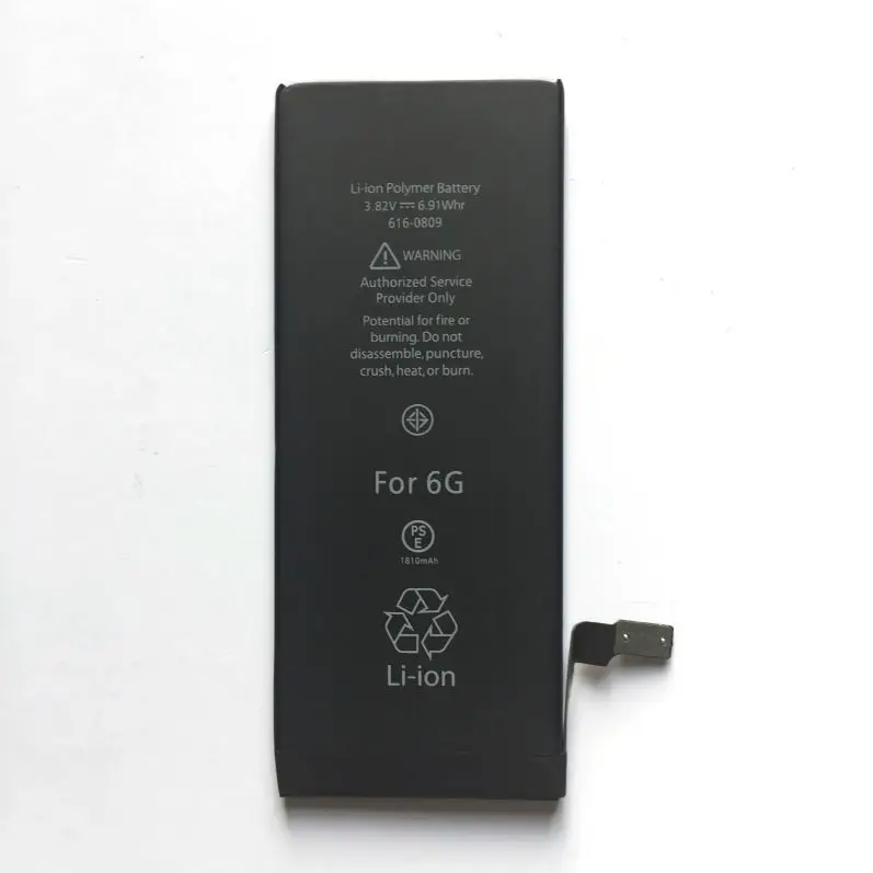 Высокая емкость литий-ионный 3.82 В 1810 мАч батареи Оригинальный OEM для iPhone 6