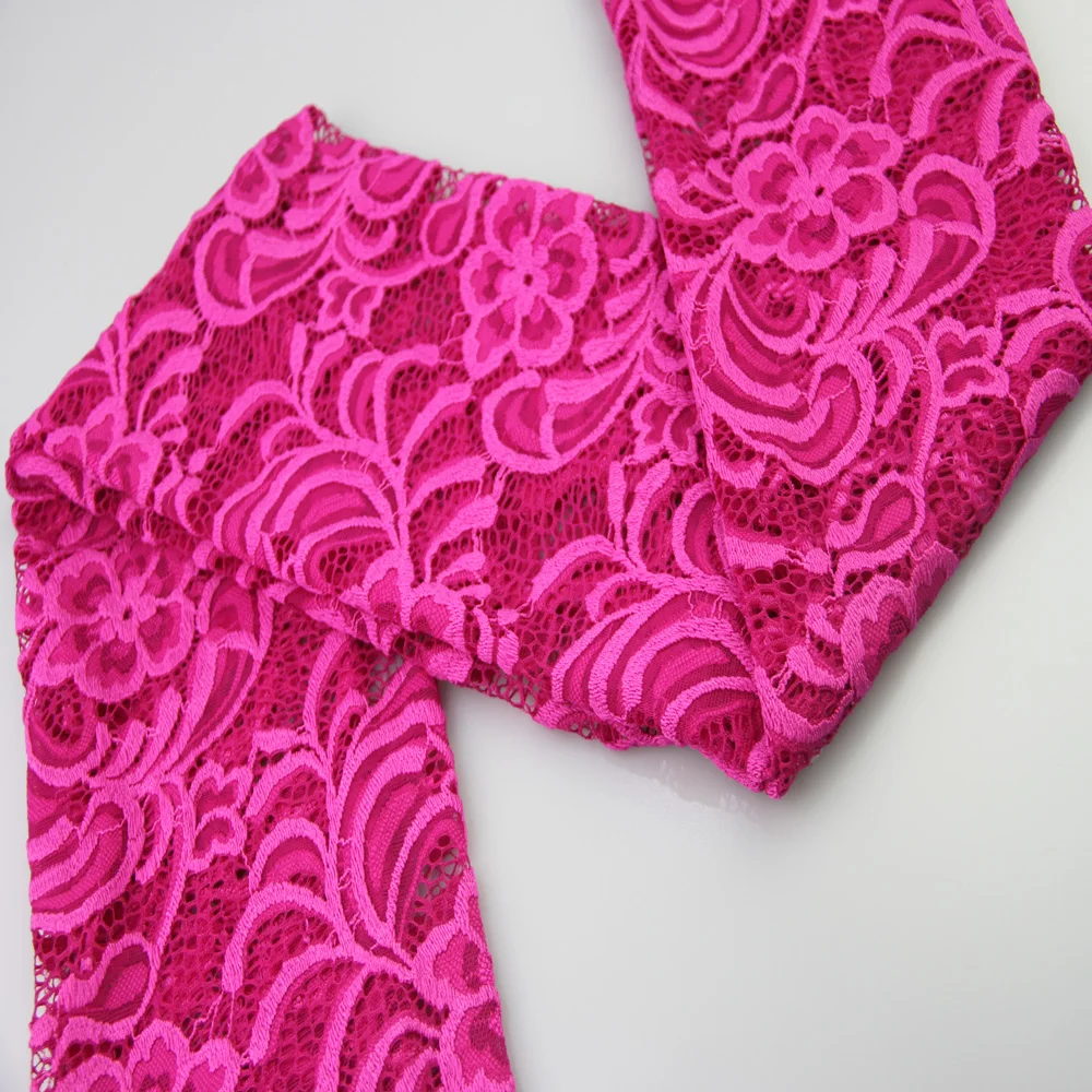 2020 spandex yarn 3d lace fabric for fancy dress