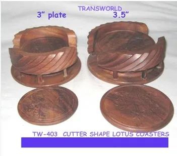 Wholesale High Quality Premium Wooden Coaster For Glass & Tea Cup