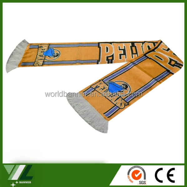 Football custom fan scarf custom football team fans scarves