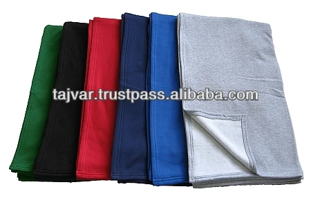 Custom logo popular hot sales Sweatshirt Fleece Blankets with custom design