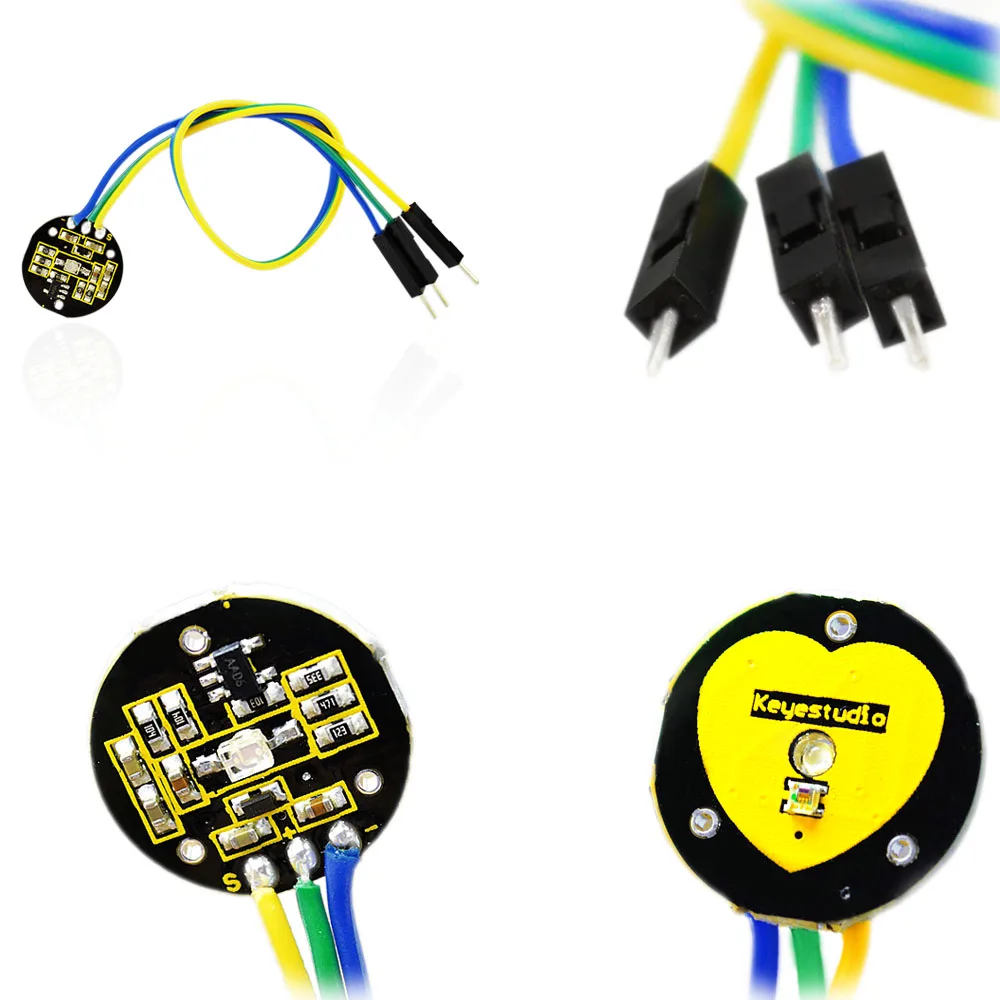 Keyestudio XD-58C импульсный модуль с открытым исходным кодом, аппаратный датчик сердечного ритма для arduino