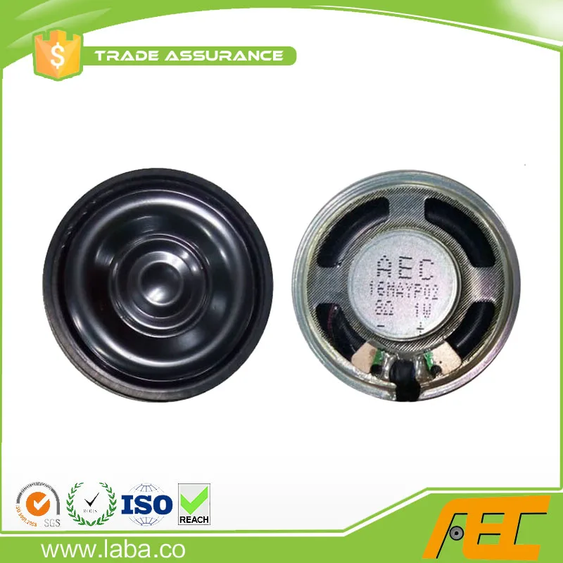 Free Sample 36mm Speaker Driver 8ohm 1w Small Speaker for Toys