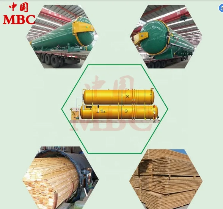 
Preservative pressure wood treatment preservation equipment vacuum impregnation autoclave machine 