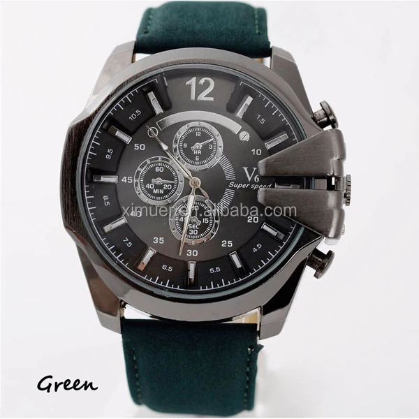 China Wholesale mens sports watch leather watch