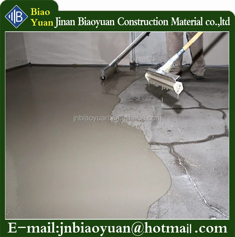 Quick-setting underlayment for floor