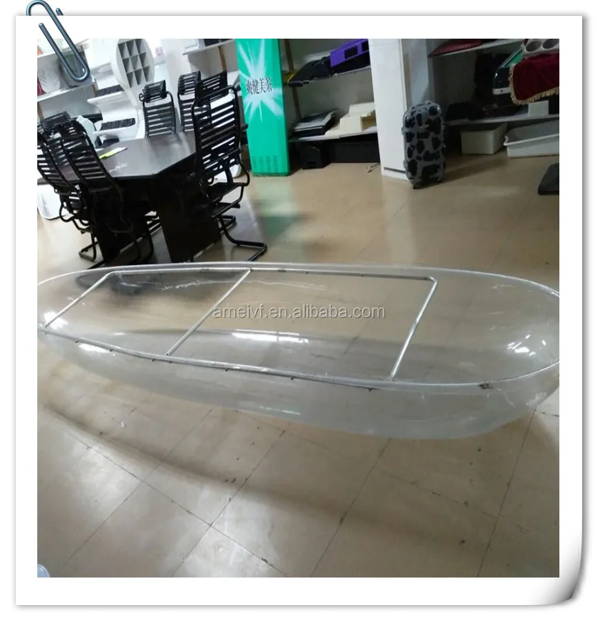 
OEM vacuum forming PC plastic transparent leisure boat, fishing boat for sale 