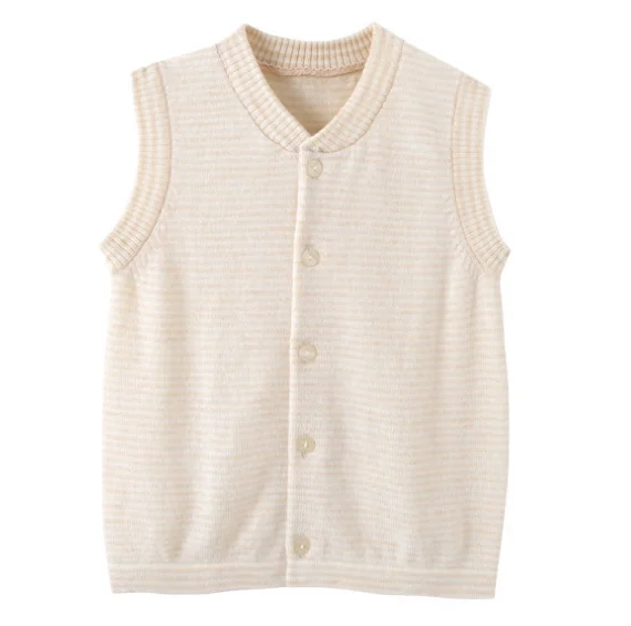 
Wholesale plain merino wool baby vest sweater 