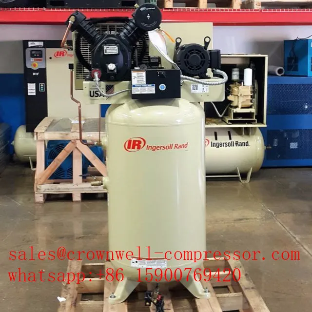  Ingersoll Rand 2475N5 двухступенчатый поршневой воздушный компрессор с электроприводом 5hp 80 галлонов вертикальное значение Премиум
