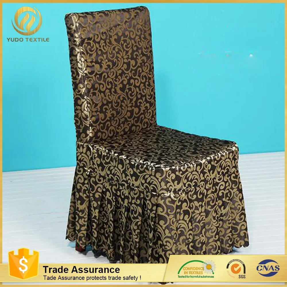 
amazing quality 100% Polyester Hotel Chair salon chair cover 