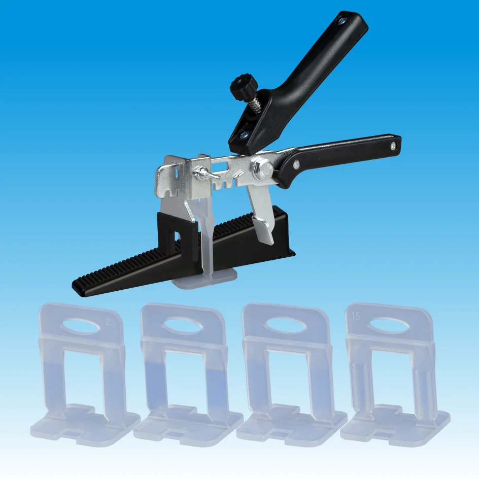 Knauf Tile Leveling System New Product Cheap Price 1.5mm Wall & Floor Tile Leveling System DL-G15 Clip One Carton CN;ZHE DINGYI