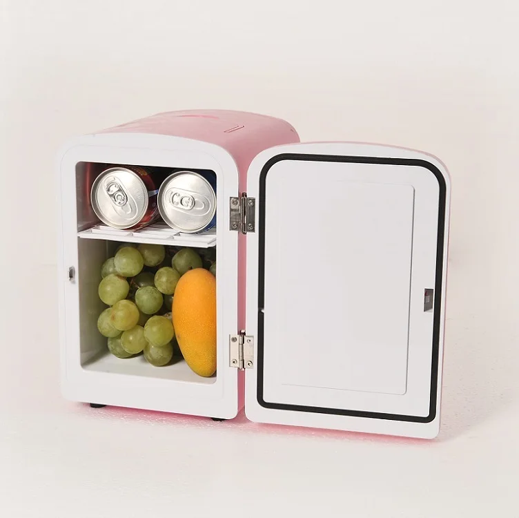 4liters Auto Mini Fridge Car Fridge for Travel 12 Plastic Portable Single Compact 42 Cooler Warmer Veedai or OEM any Color 4L