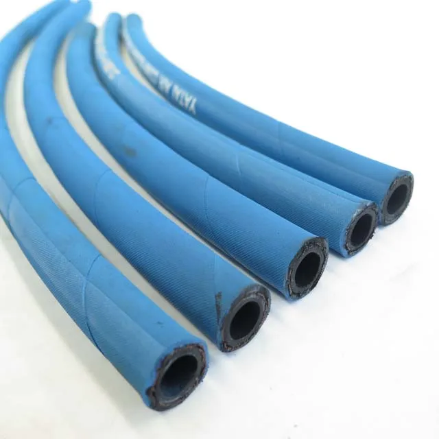 High pressure blue rubber air compressor oil hose