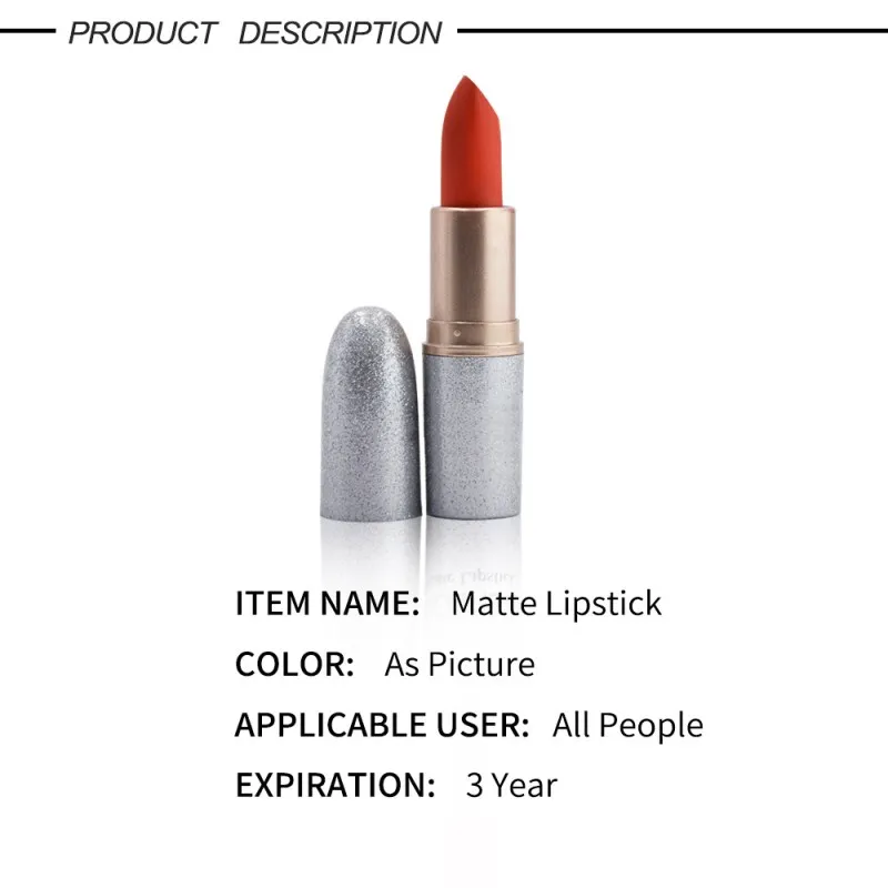 
Hot sales multi cllor brown cheap long lasting lipstick 