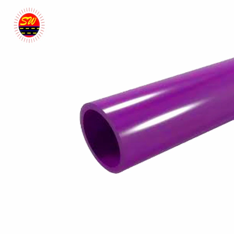 Colorful decorative PVC ABS plastic pipe made in China
