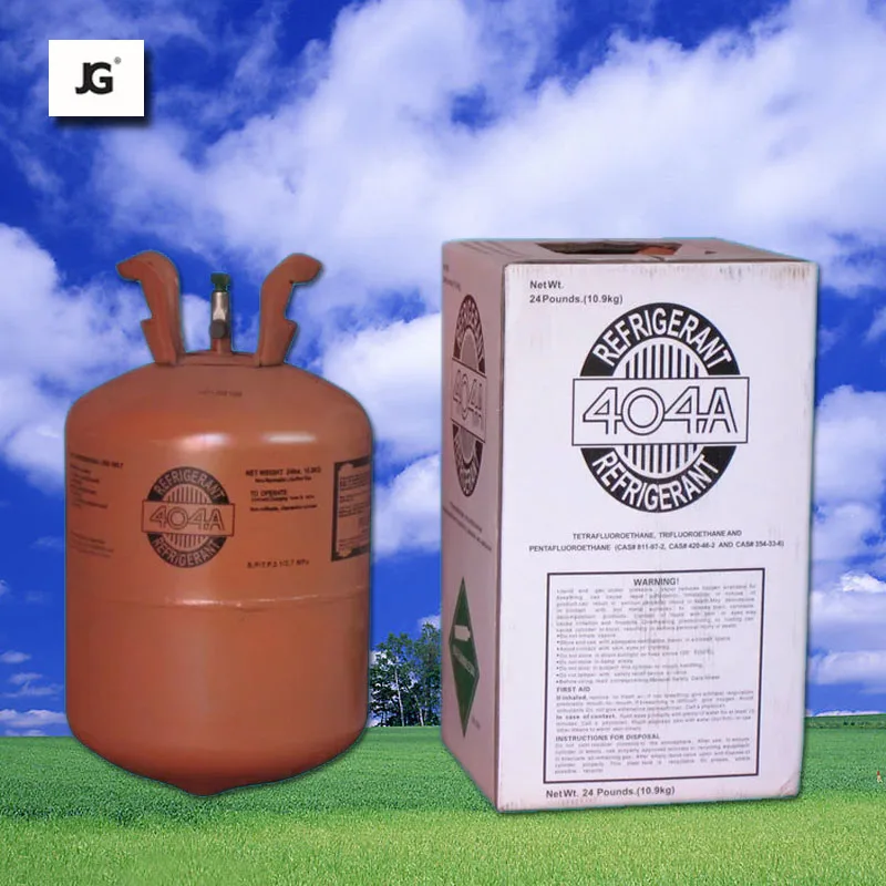 Top grade Refrigerant R404a Gas 99.8% Purity Cylinder
