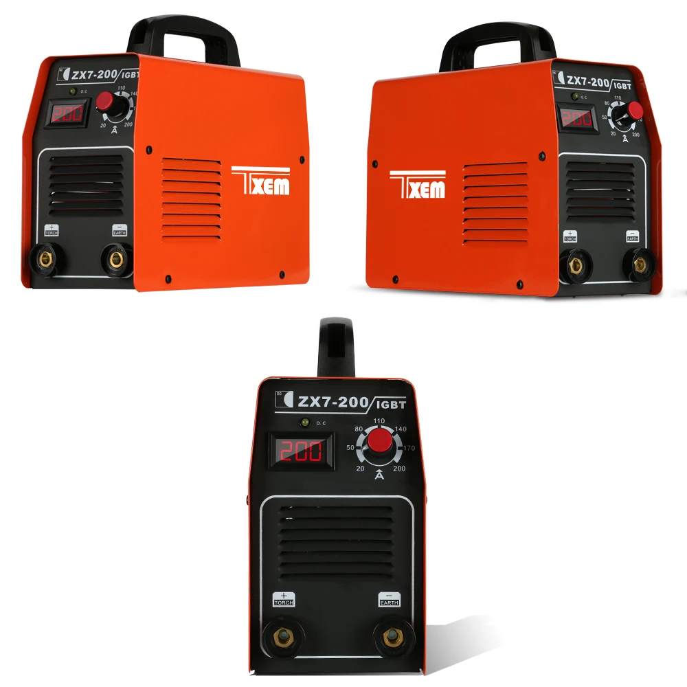 220V Single Voltage ARC MMA Welding Machine ZX7-200 200A Phase Welder DC