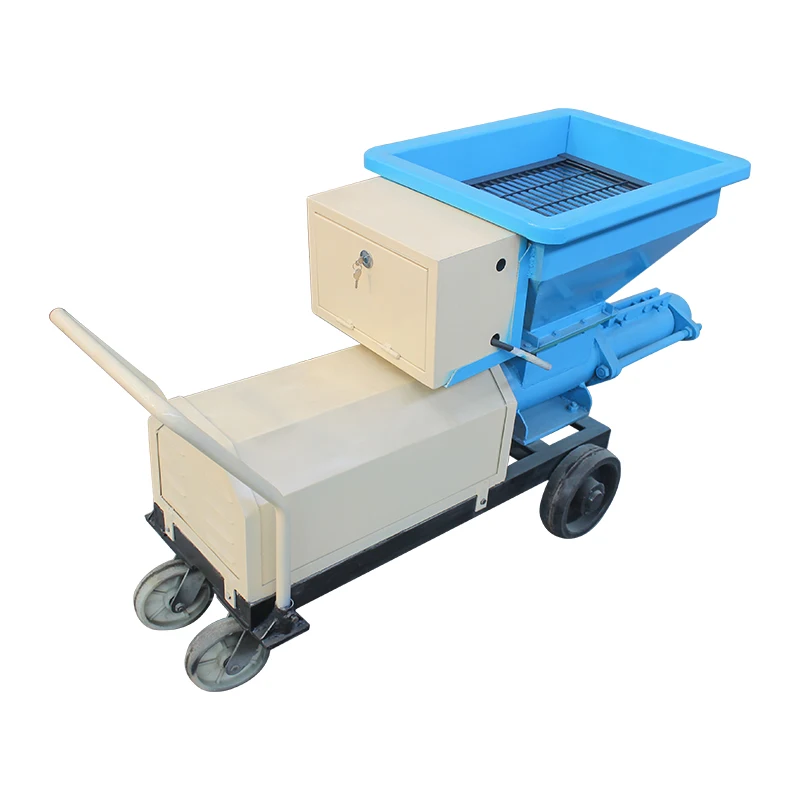 Mortar Plastering Mixer Concrete Spraying Pump Manual Pneumatic Electric Hand Cement Grout Screw Pump