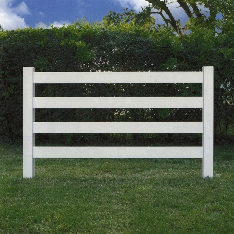 PVC POST AND RAIL FENCE