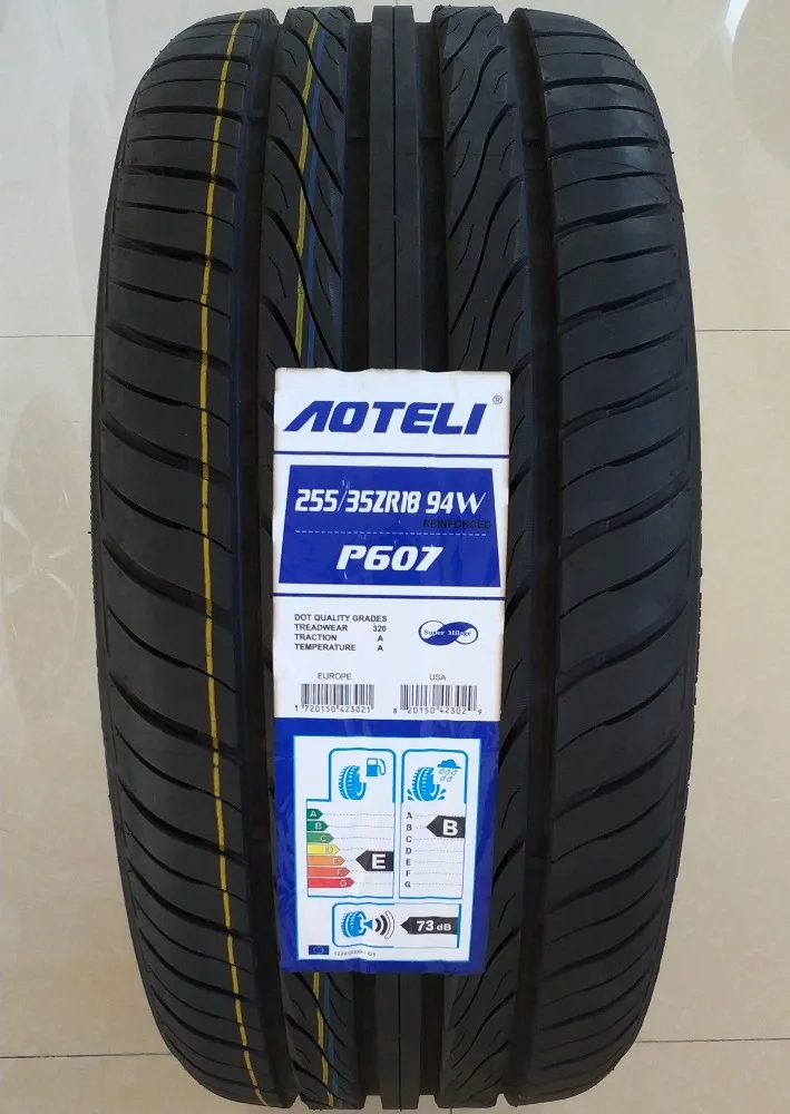 225/45ZR18 225/45 R18 Best China tyre Brand Three-a Yatone Aoteli UHP PCR tire Car Tyre New for sports car