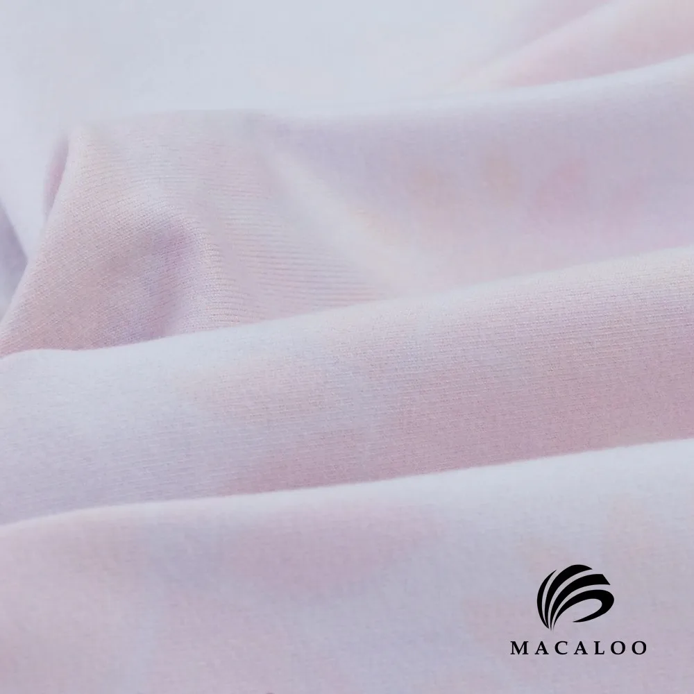 Stretch leggings digital print double brushed poly fabric