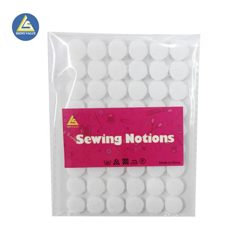 20cm length black 70% polyester fancy hook&loop fastener stick-on