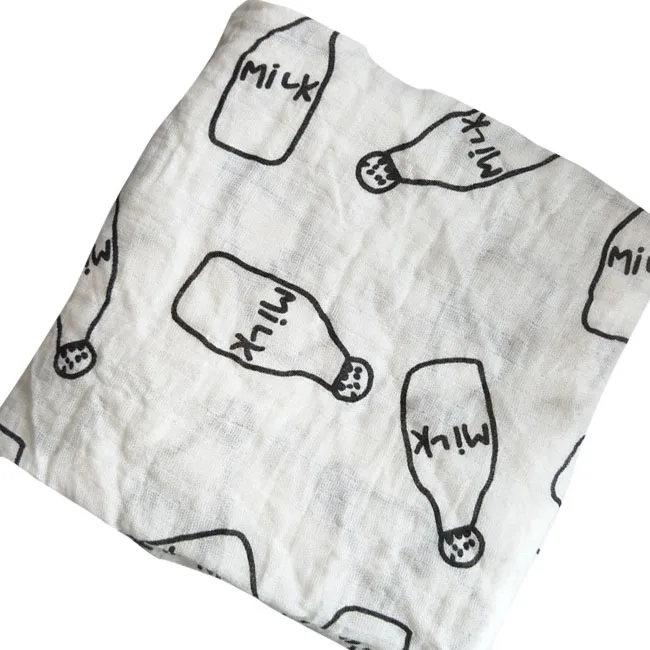 Breathable unisex baby swaddle blanket soft baby blanket with low price