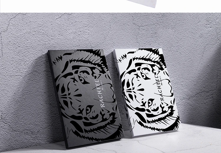 RACHEEL Empty Magnetic Eyeshadow Palette Accept OEM High Quality Tiger Stripes Eye Shadow Accept Small Orders Paper Boxes,carton