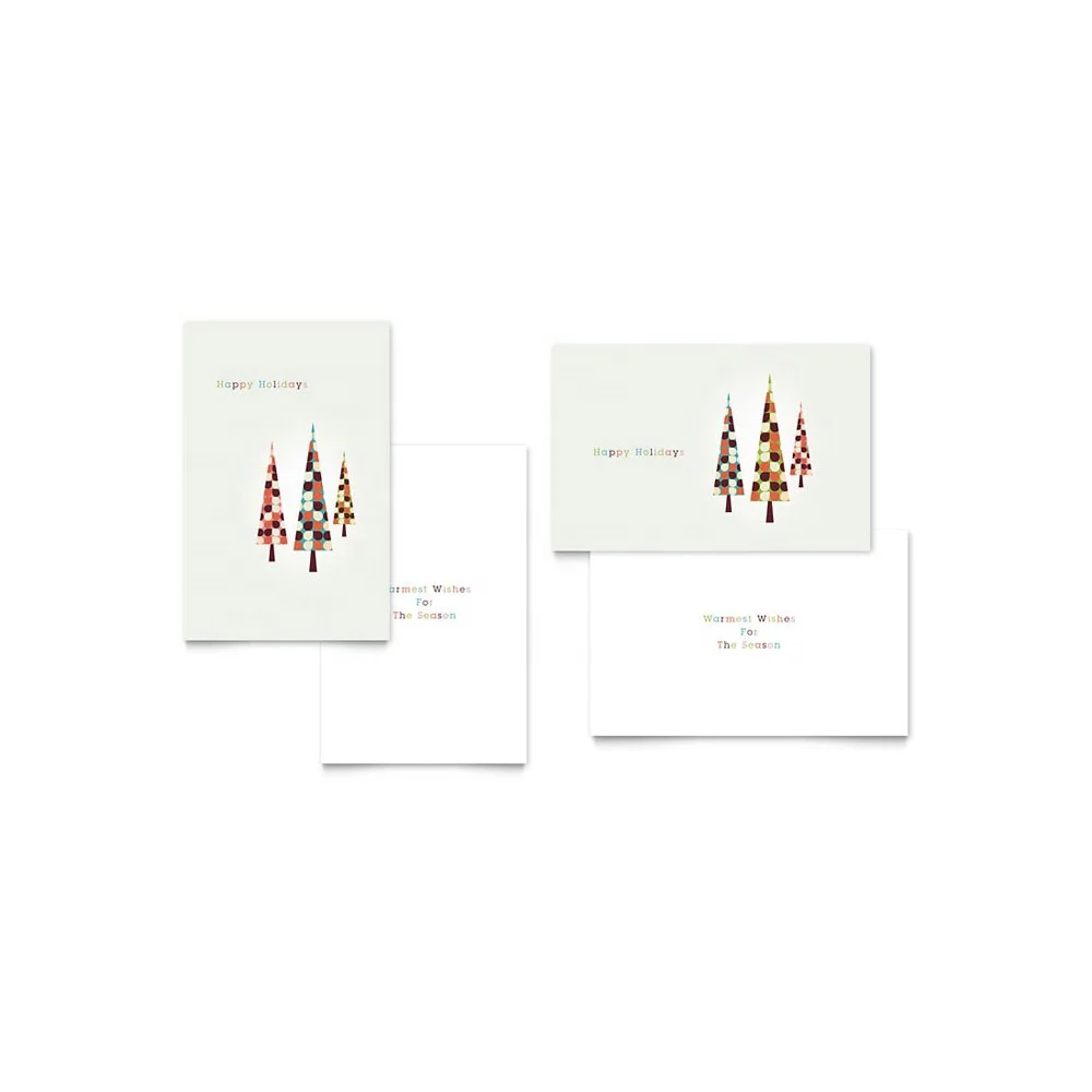 
Printing Recycled Paper Personalized Holiday Greeting Merry Christmas Card 