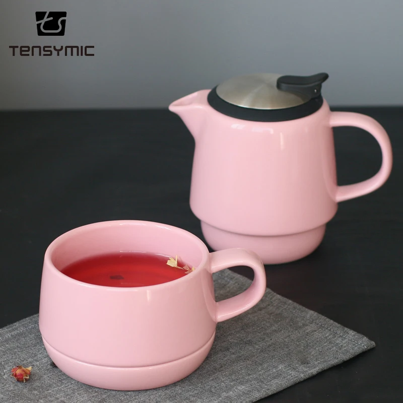 New arrival chinese ceramic teapot with Stainless steel filter