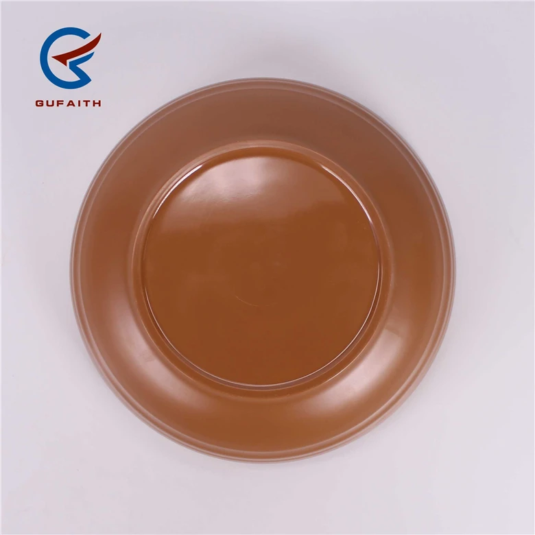 Пластиковая меламиновая ГЛУБОКАЯ ТАРЕЛКА разных размеров с винтажным рисунком, 12 дюймов, Турция