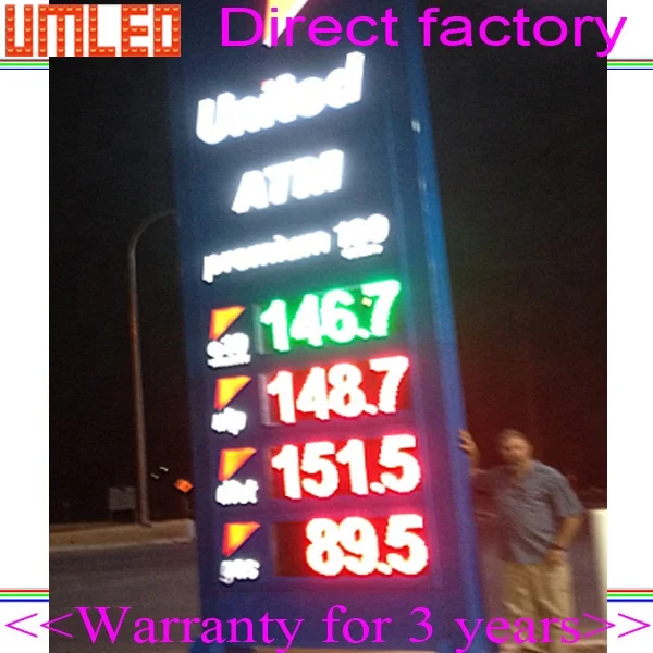 Led Digital Gas Station Led Price Sign