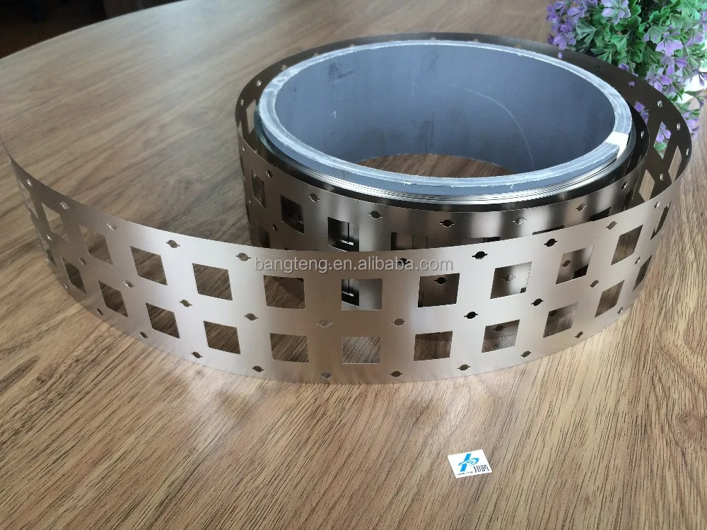 Wholesale Lithium Battery Connector Welding 34.5mm Spacing 3P 32650 Pure Nickel Strip