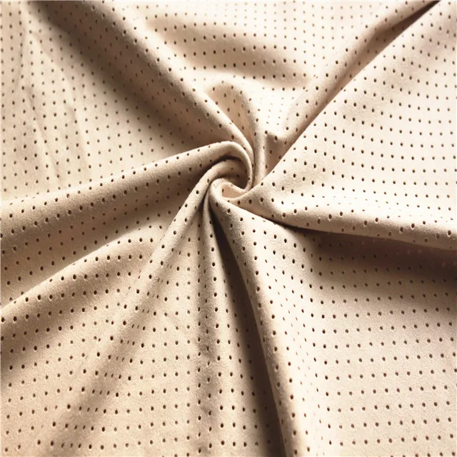 Дешевая оптовая вязаная ткань из замши для платья