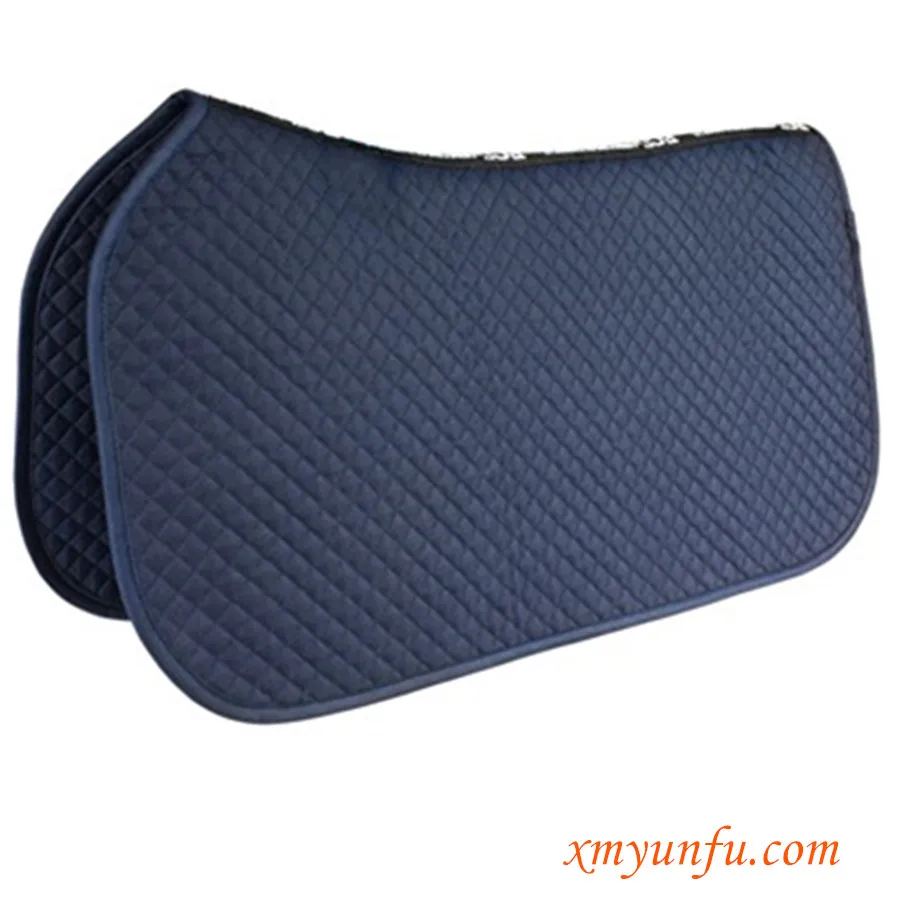 Horse Racing Product Yellow Western Neoprene Felt Saddle Pads