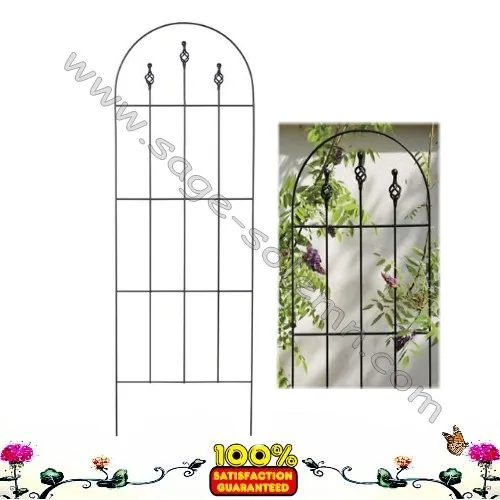 Factory Supply Decorative Powder Coated Metal Garden Trellis, Garden Trellis,Garden Metal Wall Trellis