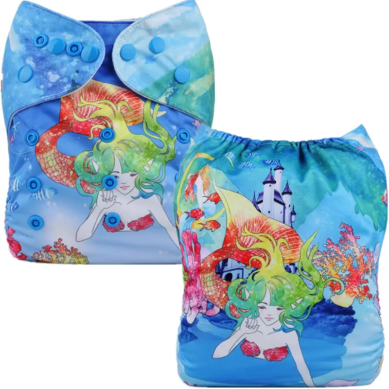 
Reusable Cloth Diaper Washable Waterproof Pul position print Cloth Diapers For Sale 