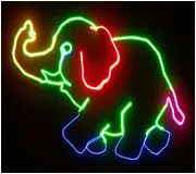 RGB dj interact lighting DMX512 control 3W beam laser light  activity and show animation