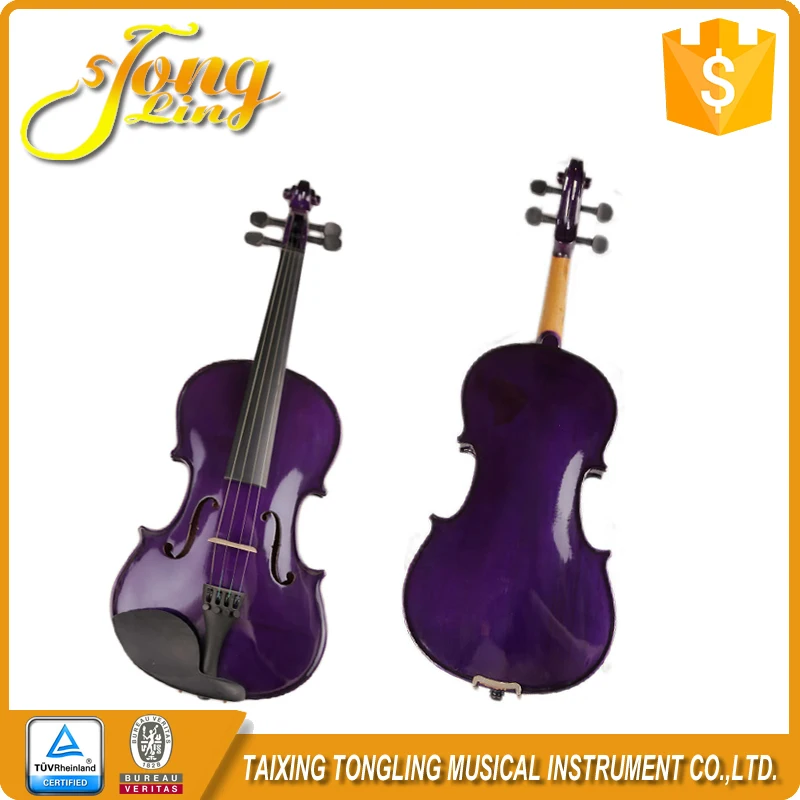 (TL001-color) Дешевый фанеры Скрипка Универсальный Волин Цветные Скрипок