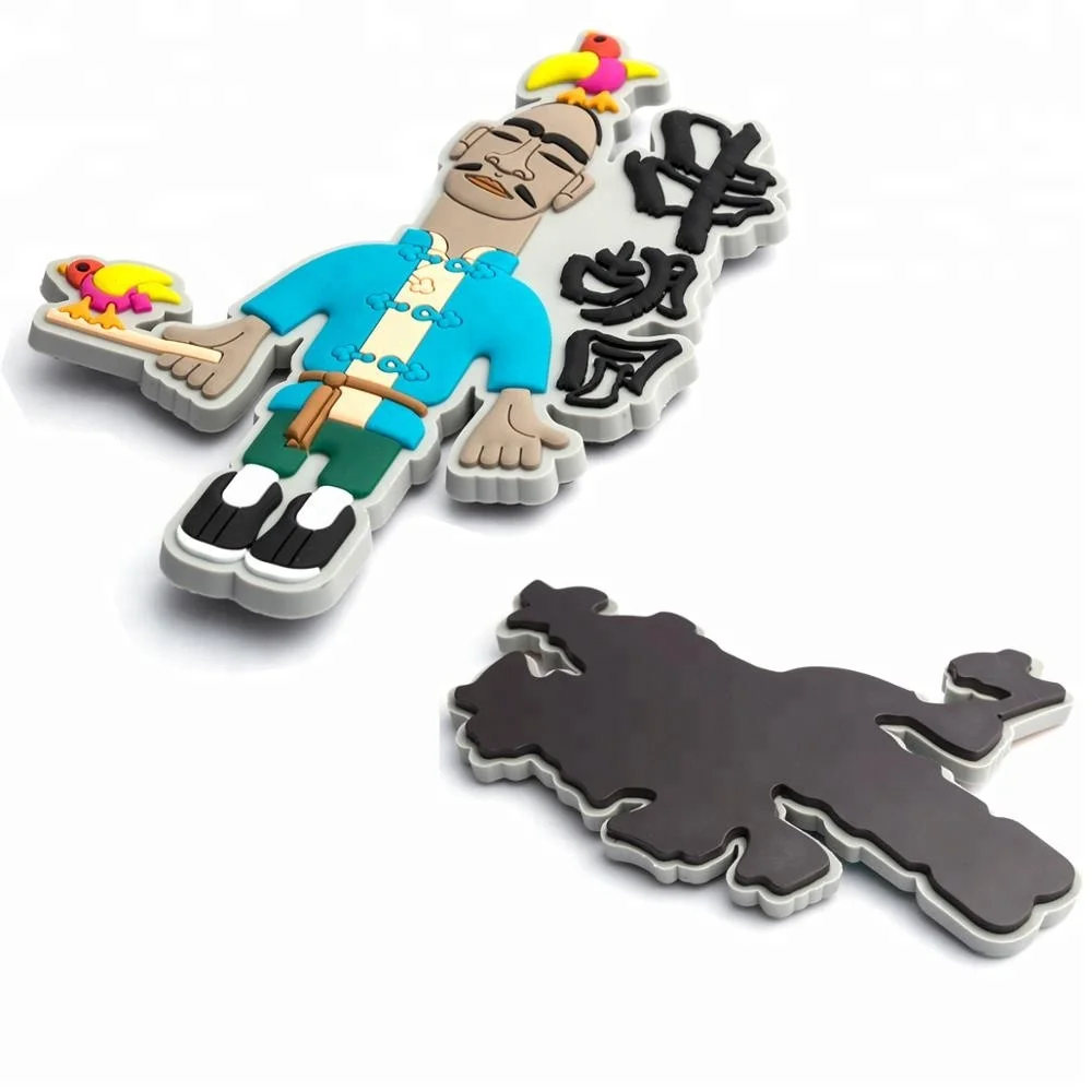 WINWIN Factory cheap custom rubber 3d soft pvc fridge magnet