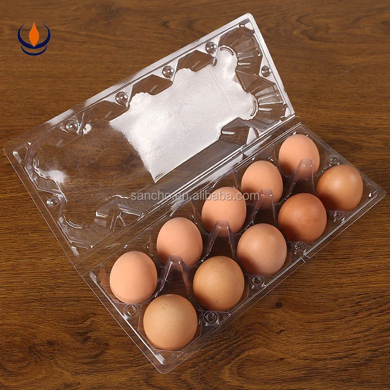 plastic egg packaging container