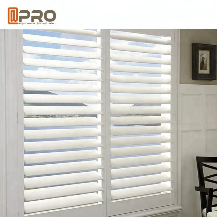 Window Interior Security Shutters Louvers Window Door Awning Blade Frame High Quality Aluminum Glass Aluminum Alloy Horizontal