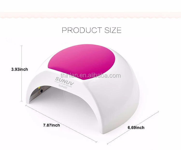 LED Nail Lamp 48W LED UV Nail Dryer Manicure/Pedicure with 4 Timer Setting Portable Professional Toenail Gel Curing Machine