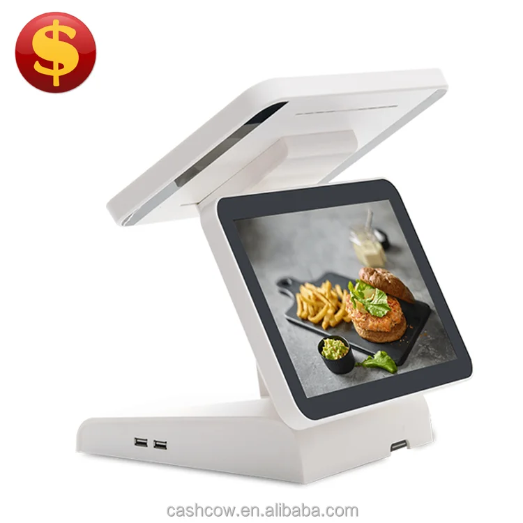 Touch screen tablet all in one pos stand with pos system