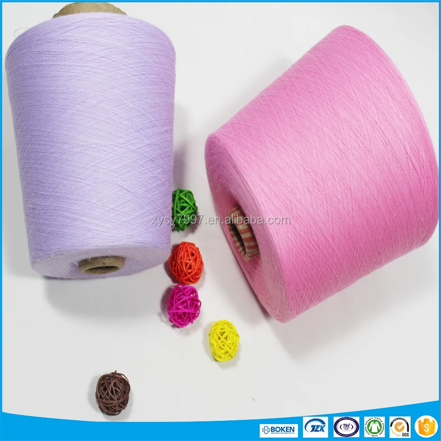 
recycle regenerated 6535 cotton polyester OE yarn jersy yarn 