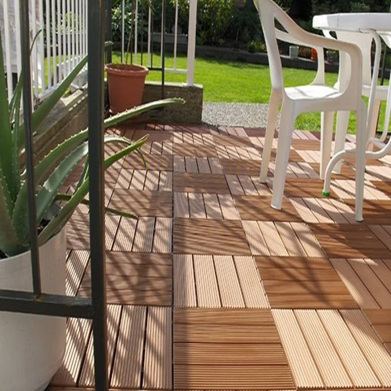
Easy Installation Wood Plastic Composite DIY WPC Decking Tiles 