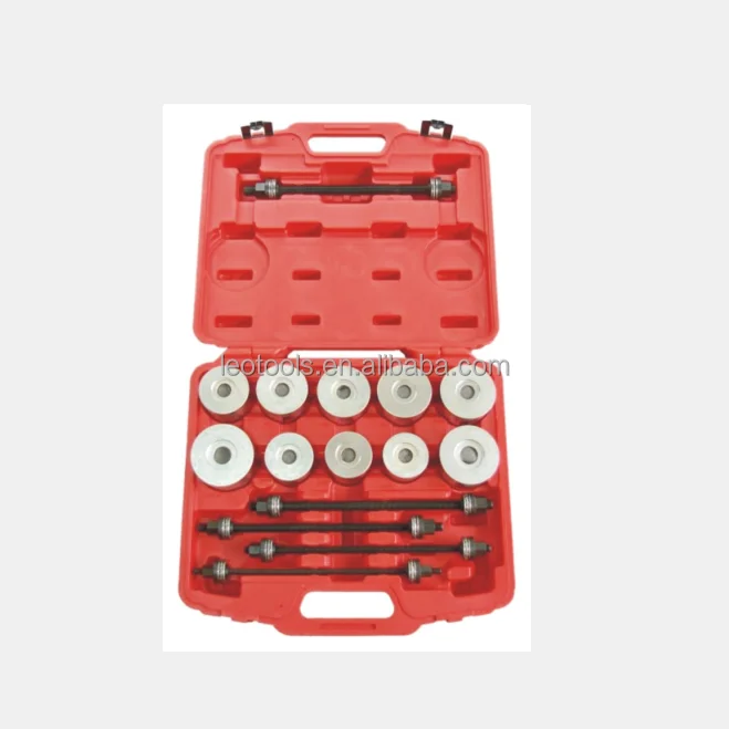 27 pcs New Professional Universal Bushing And Bearing Removal Press and Pull Sleeve Kit