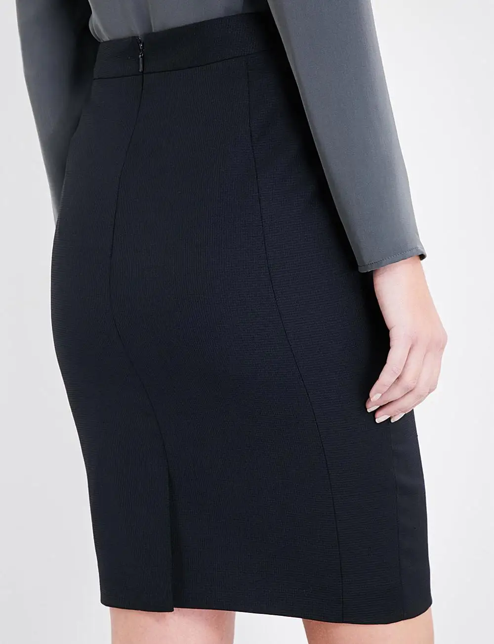 Classical Office Women Elegant High-rise Pencil Mini Skirt